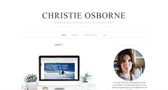 Desktop Screenshot of christieosborne.com
